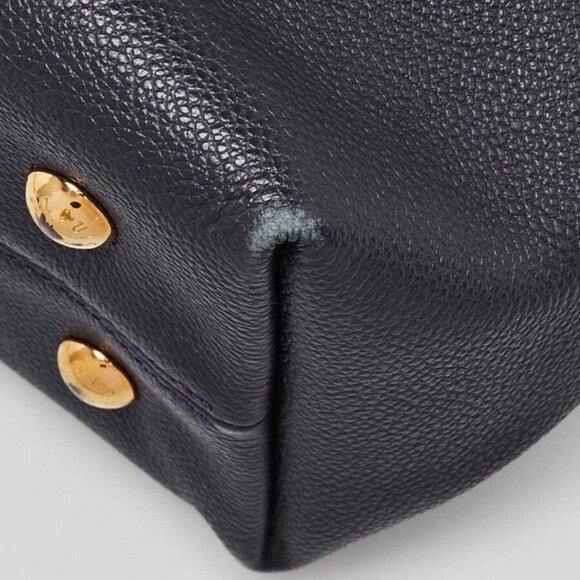 Louis Vuitton Marine/Rouge Monogram Empreinte Leather Melie Bag - Picture 4 of 12